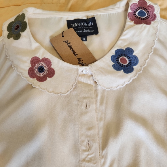 NWT Modcloth x Princess Highway Collared Blouse - Picture 4 of 6